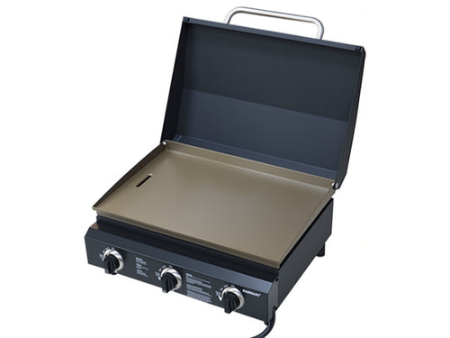 RM023BA12 22-inch 3-Burner Portable Propane Griddle with Lid